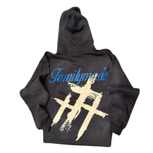 Load image into Gallery viewer, LIMITED EDITION Family Made Gray Vintage Triple Cross Hoodie
